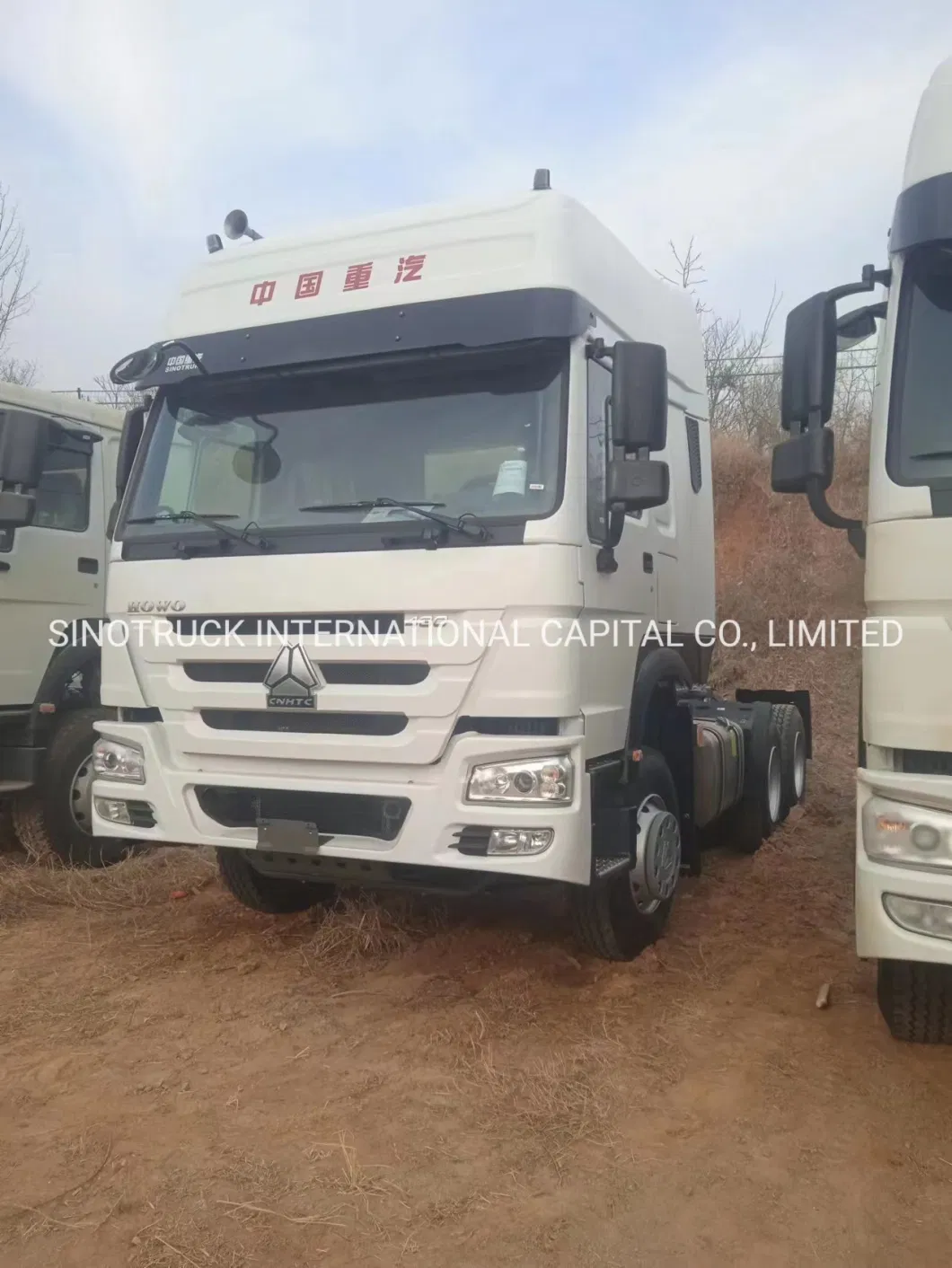 2023 Hot Sale Heavy Duty Truck Sinotruck HOWO 6*4 Hw79 10wheels Truck Head / Trailer Head White Diesel Tractor Engine Tactor Truck