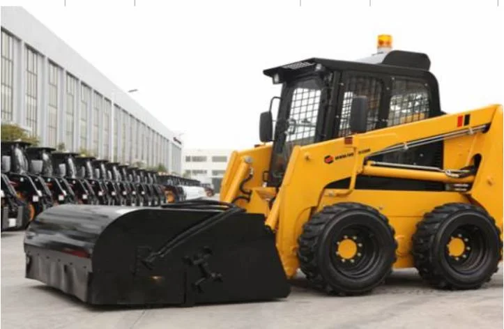 E-Tech Multi-Function Mini Skid Steer Loader Chinese Brand Skidsteer Loader with Attachment for Sale