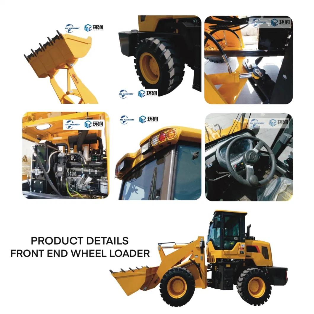 Hot Mini Loader/Small Loader/Backhoe Loader/Skid Steer Loader/Front End Loadertelescopic Wheel Loader with 1ton 2ton 3ton