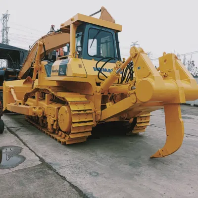 Очень хорошее рабочее состояние, бульдозер Komatsu 40 тонн D155ax, бывший в употреблении гусеничный трактор Komatsu D155 D155ax по акции