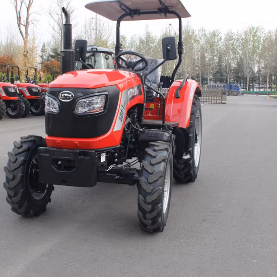 4WD 70HP садовый трактор CE садовый трактор небольшой четырехколесный сельскохозяйственный трактор шагающий трактор мини-трактор для сельскохозяйственной техники