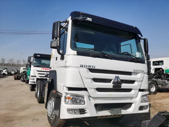 Лидер продаж 2023 года, тяжелый грузовик Sinotruck HOWO 6*4 Hw79, 10 колес, головка грузовика/головка прицепа, белый дизельный тракторный двигатель, грузовик-тягач