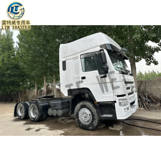 Подержанный тягач 6X4 Sinotruk HOWO 375HP 420HP Rhd на продажу в Танзании