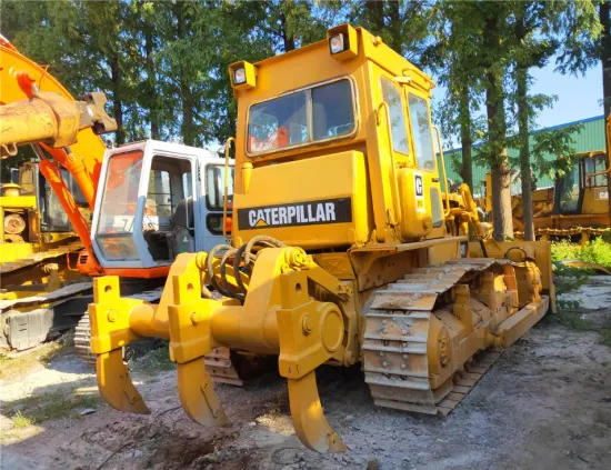 Гусеничный бульдозер Caterpillarr D7r, трактор Cat D7r, в хорошем состоянии